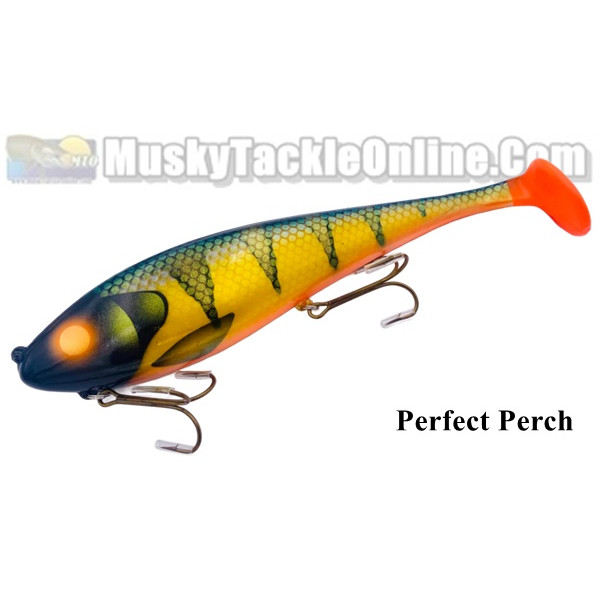 Leurre Barfighter 10.5" Double Magnum Firetiger Perch - Pour Brochet Musky Et Doré, Leurre Crankbait Neuf